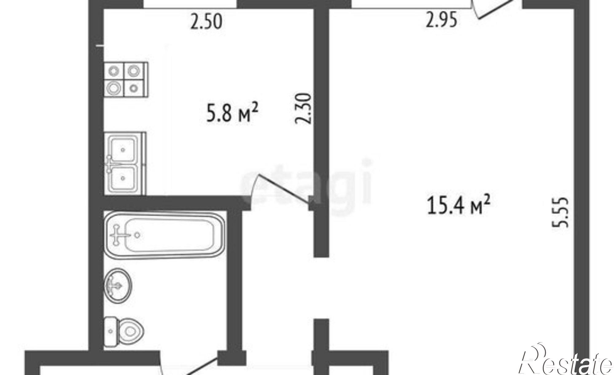 Купить квартиру за 2 980 000 рублей на улица Некрасова, 32