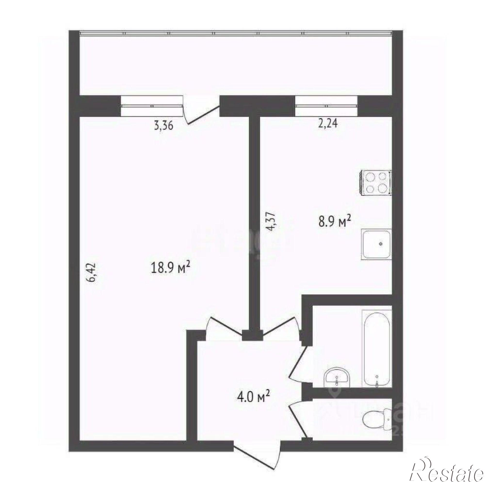 Купить квартиру за 3 650 000 рублей на ул Новгородская, 5а
