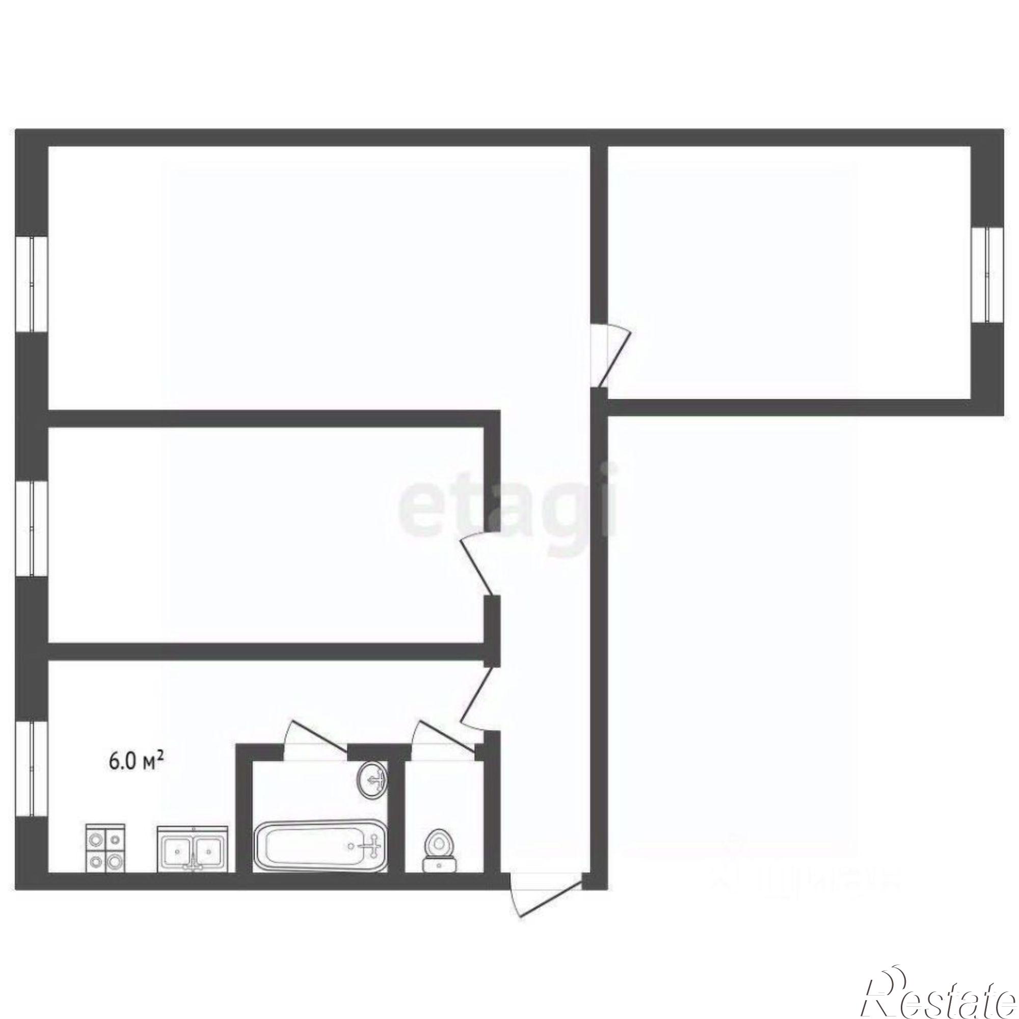 Купить квартиру за 3 890 000 рублей на ул Яшина, 3