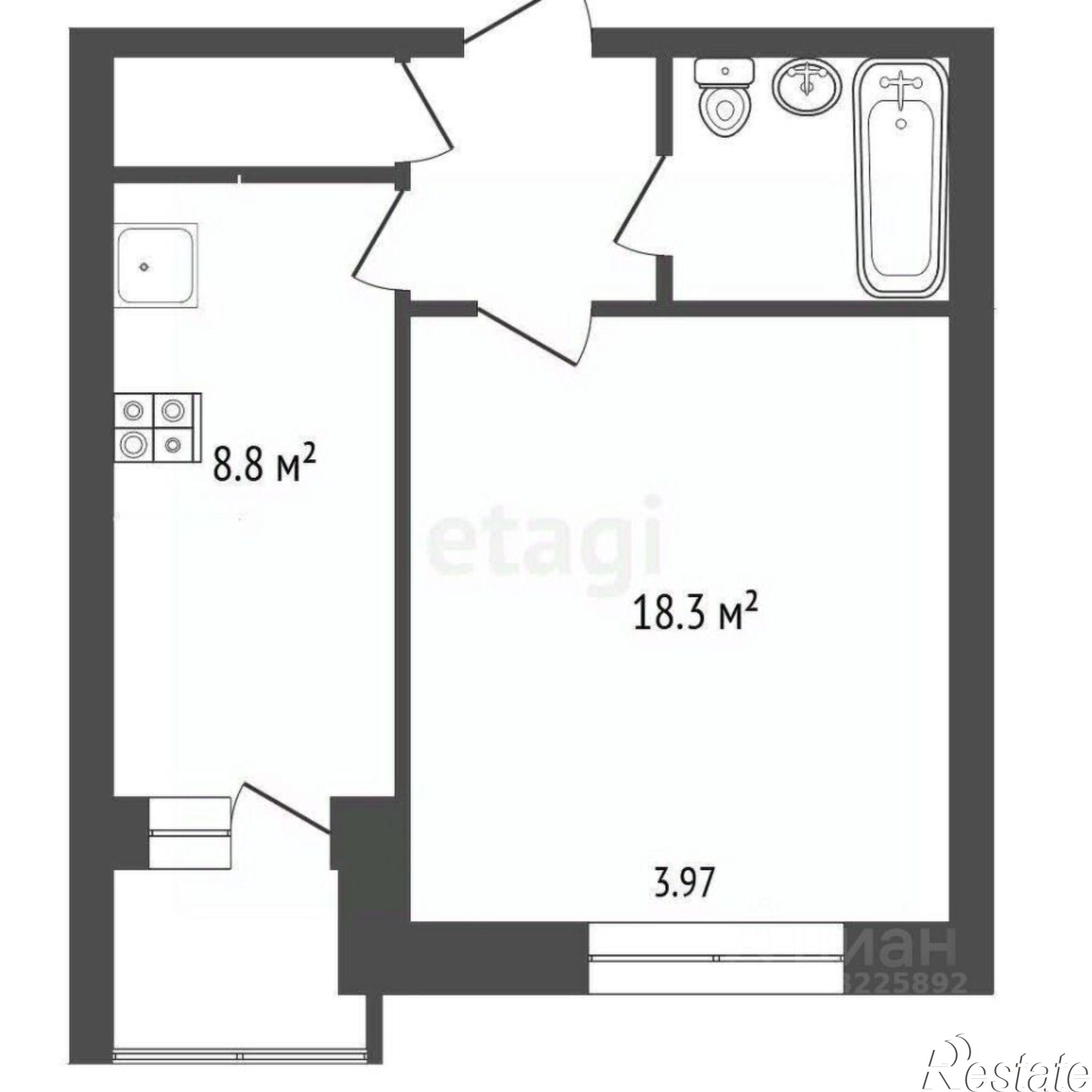 Купить квартиру за 3 100 000 рублей на ул Ленинградская, 66