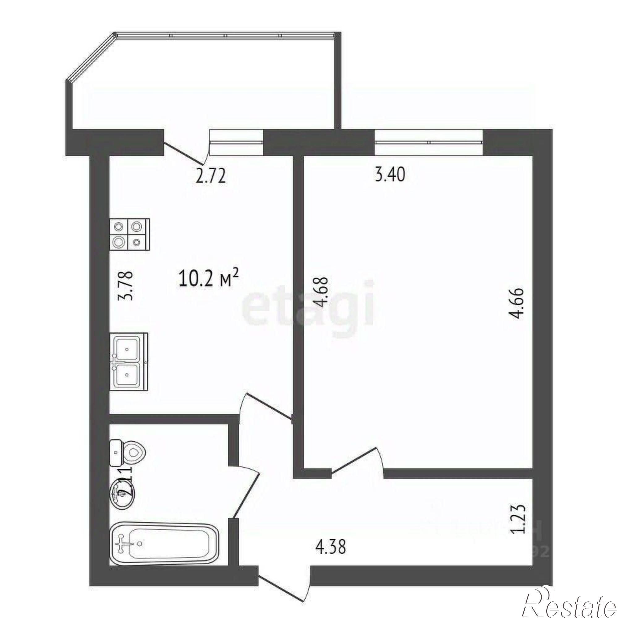 Купить квартиру за 4 000 000 рублей на улица Ломоносова, 3 к2
