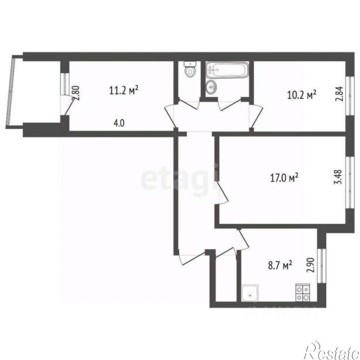3-комн квартира Пошехонское шоссе, 9,  д. 9
