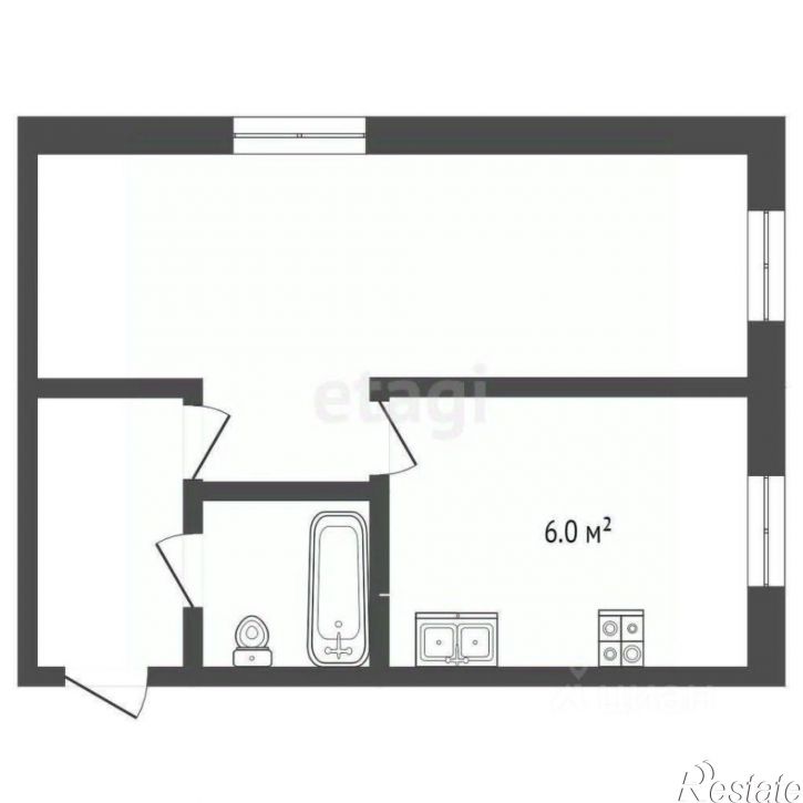 1-комн квартира улица Горького, 103,  д. 103