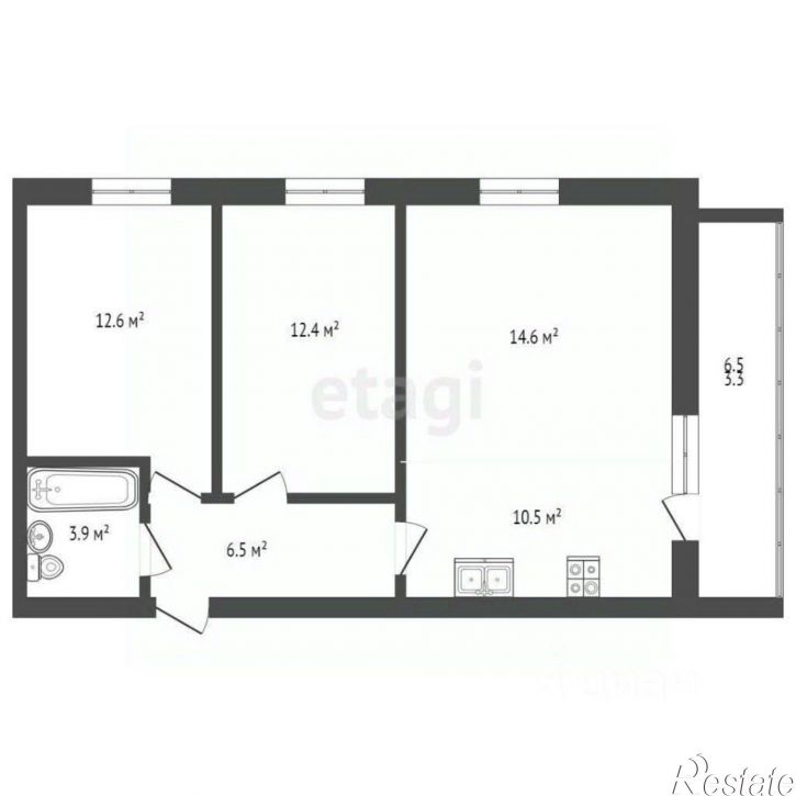 3-комн квартира ул Чернышевского, 108,  д. 108