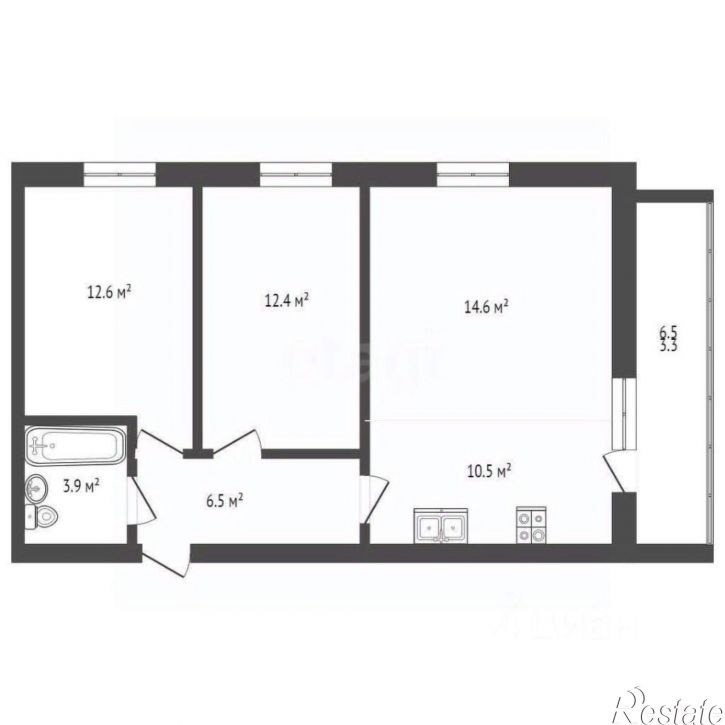 3-комн квартира ул Чернышевского, 108,  д. 108