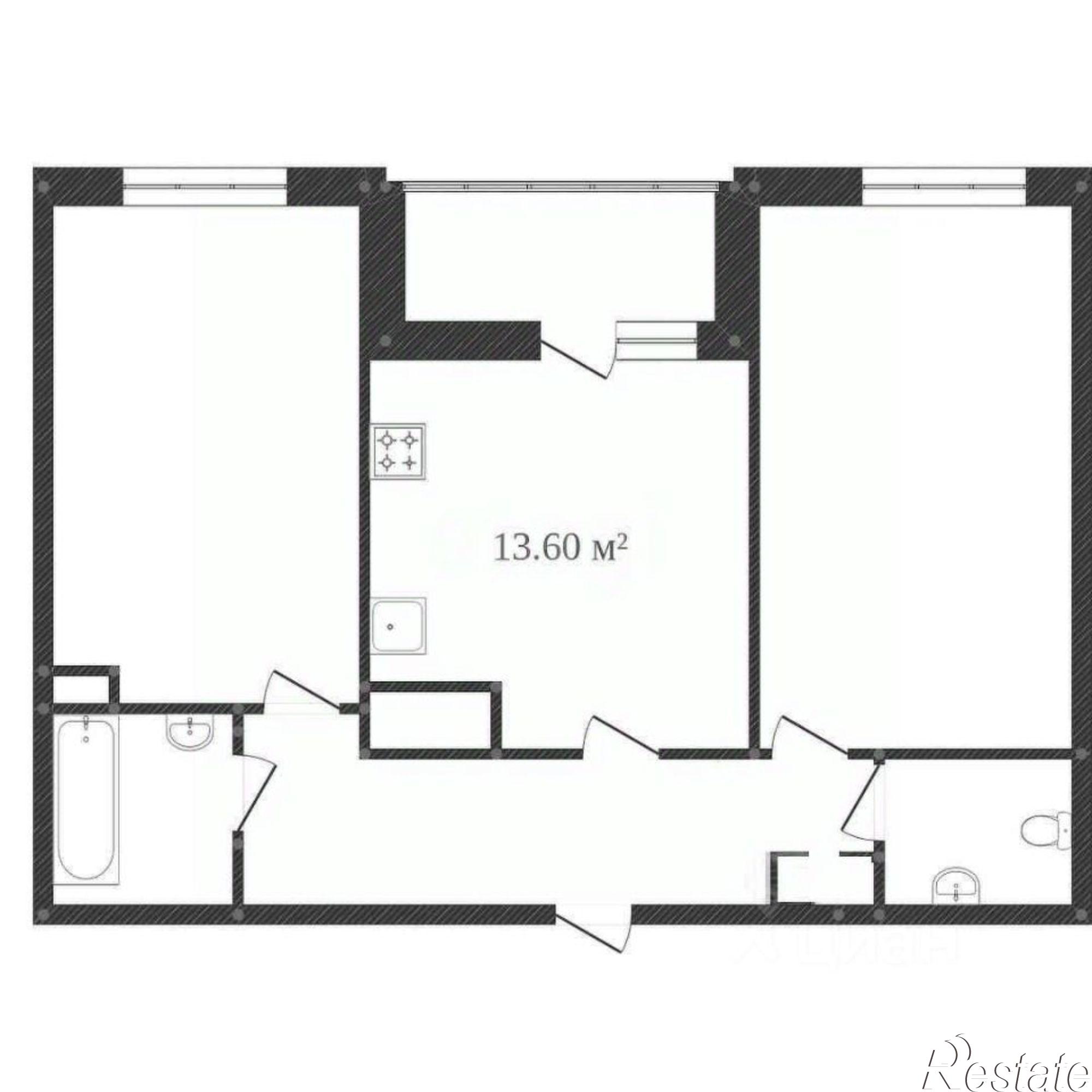 Купить квартиру за 7 090 000 рублей на улица Гагарина, 5А