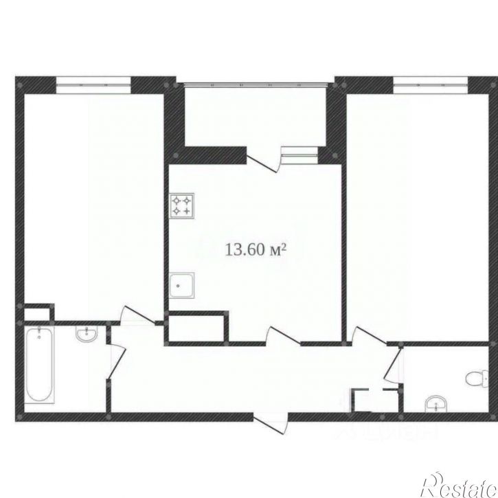 2-комн квартира улица Гагарина, 5А,  д. 5А