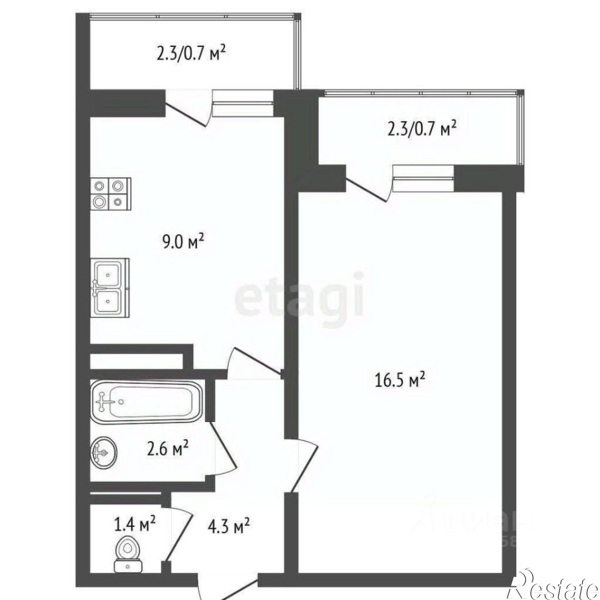 Купить квартиру за 3 400 000 рублей на ул Гагарина, 82а