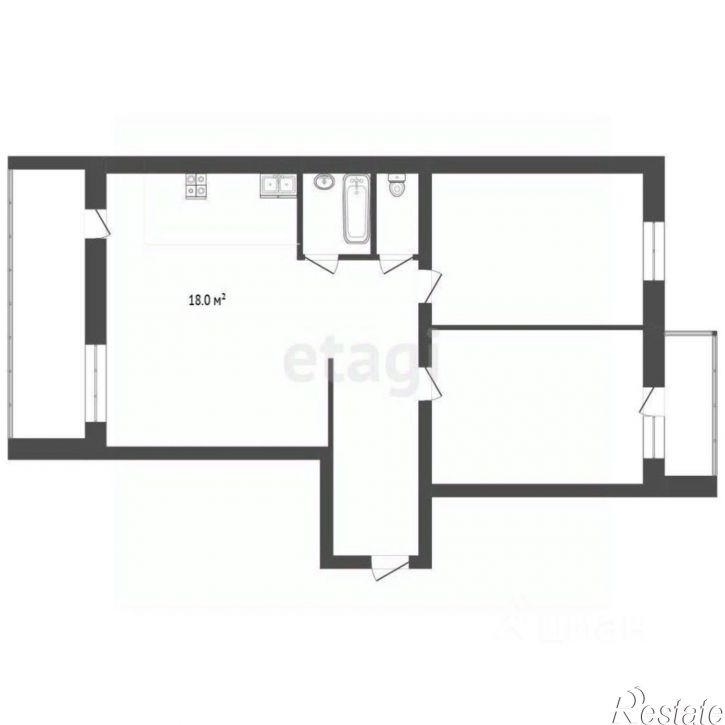 3-комн квартира ул Гагарина, 25,  д. 25