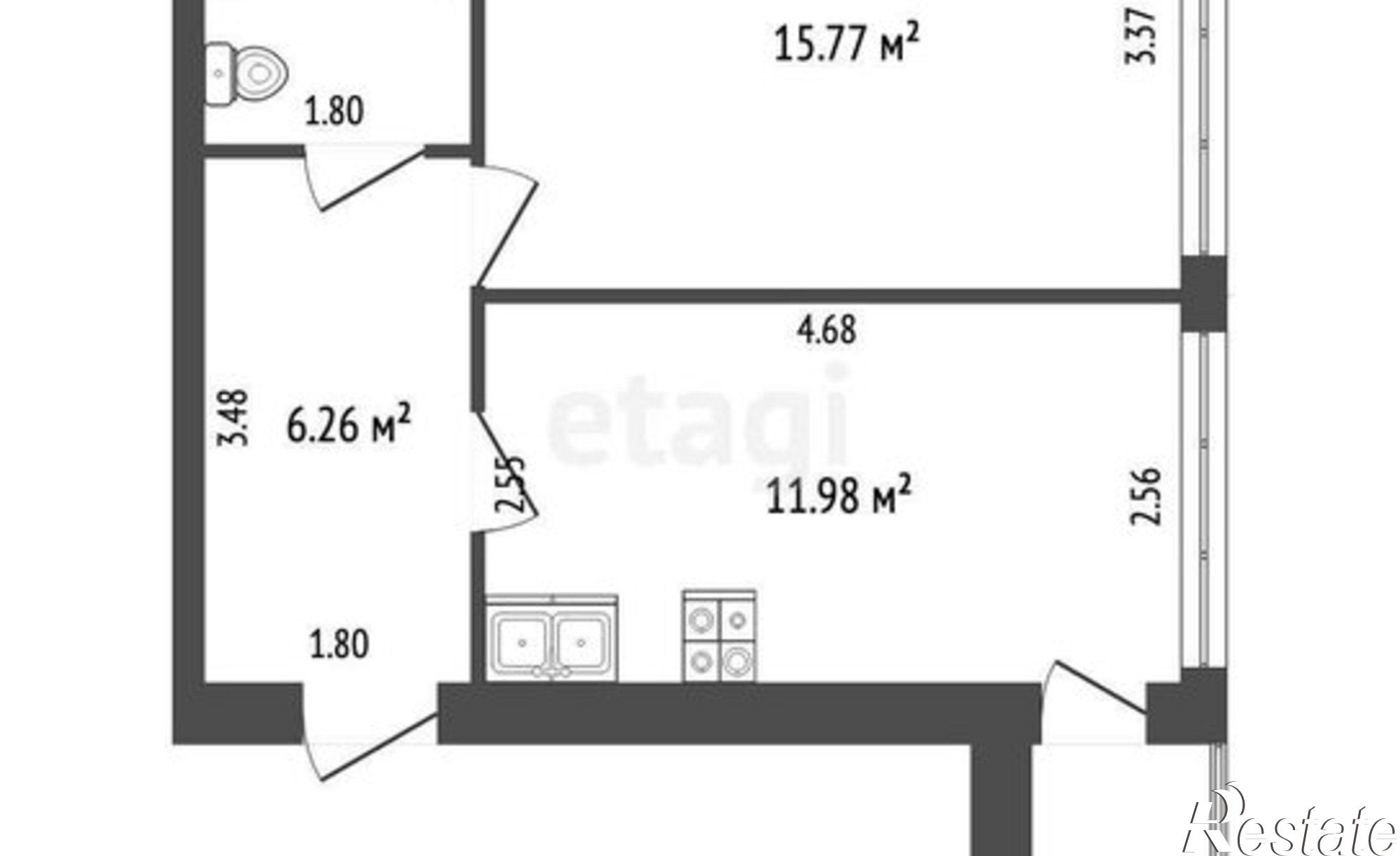 Купить квартиру за 5 950 000 рублей на Окружное шоссе, 17а