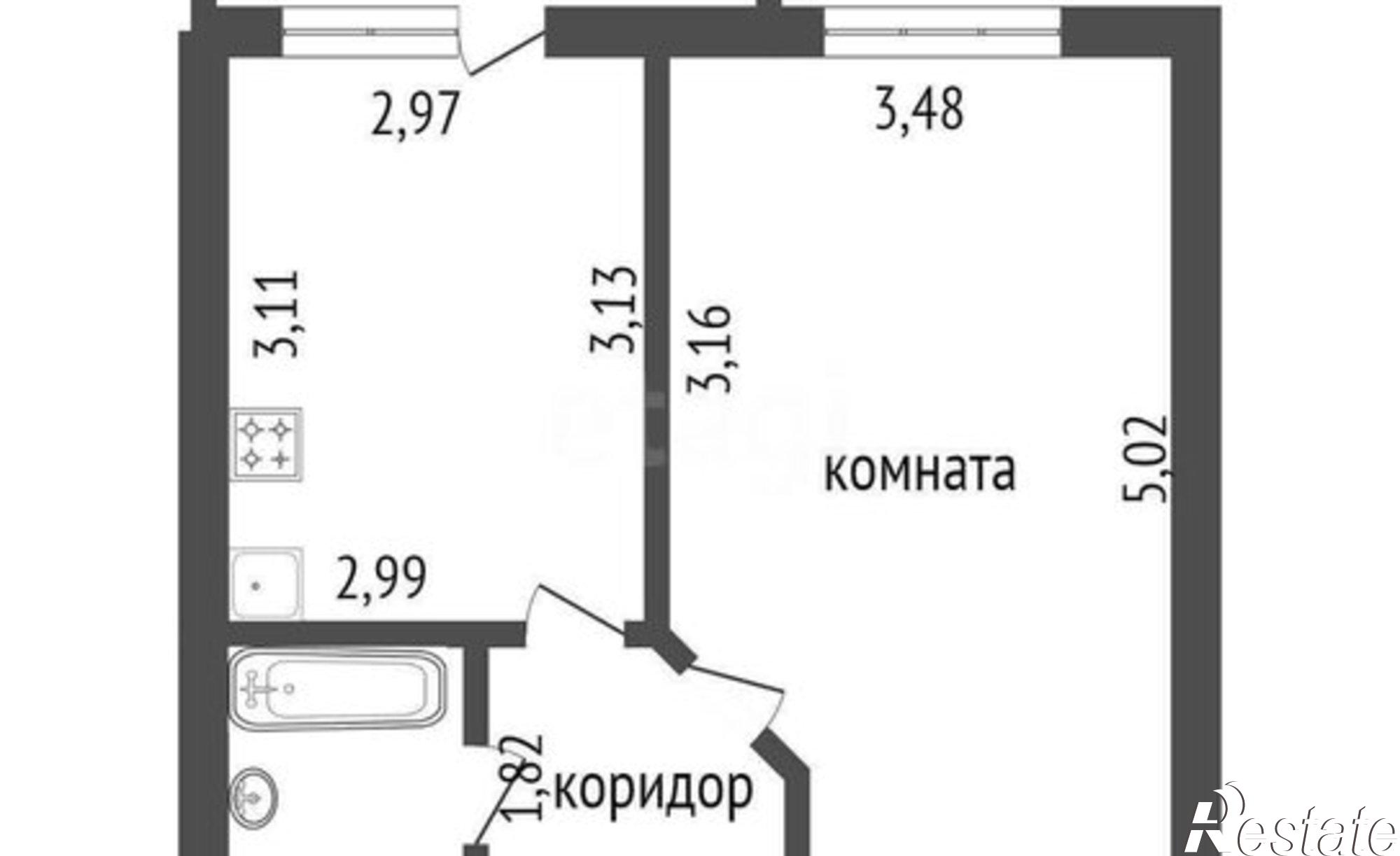 Купить квартиру за 3 200 000 рублей на ул Судоремонтная, 2г