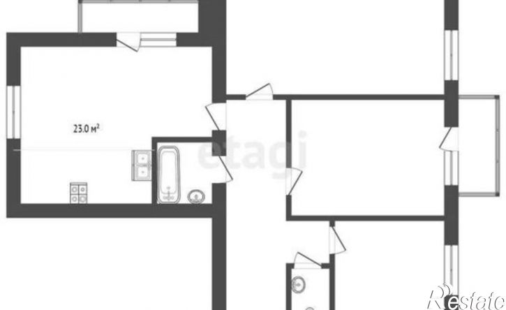 3-комн квартира набережная 6-й Армии, 43А,  д. 43А