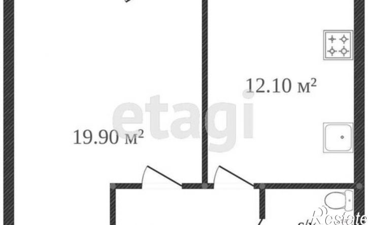 1-комн квартира Окружное шоссе, 26А,  д. 26А