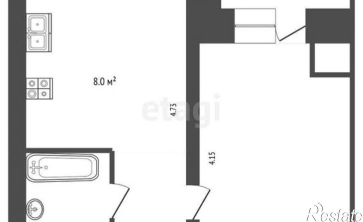 1-комн квартира ул Маршала Конева, 23,  д. 23
