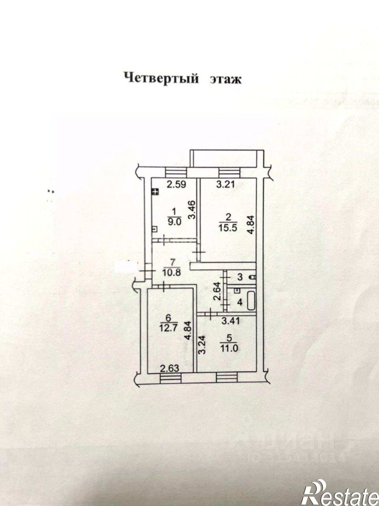 Купить квартиру за 6 100 000 рублей на Ленинградская улица, 77А