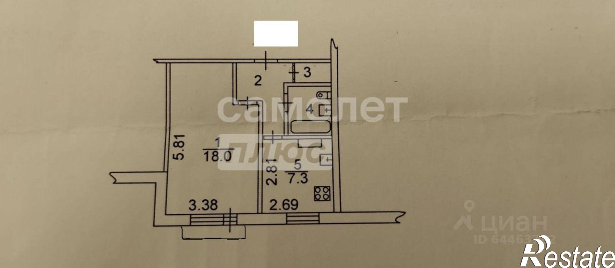 Купить квартиру за 3 100 000 рублей на ул Архангельская, 16А
