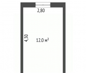 комната 12 кв м улица Панкратова, 73