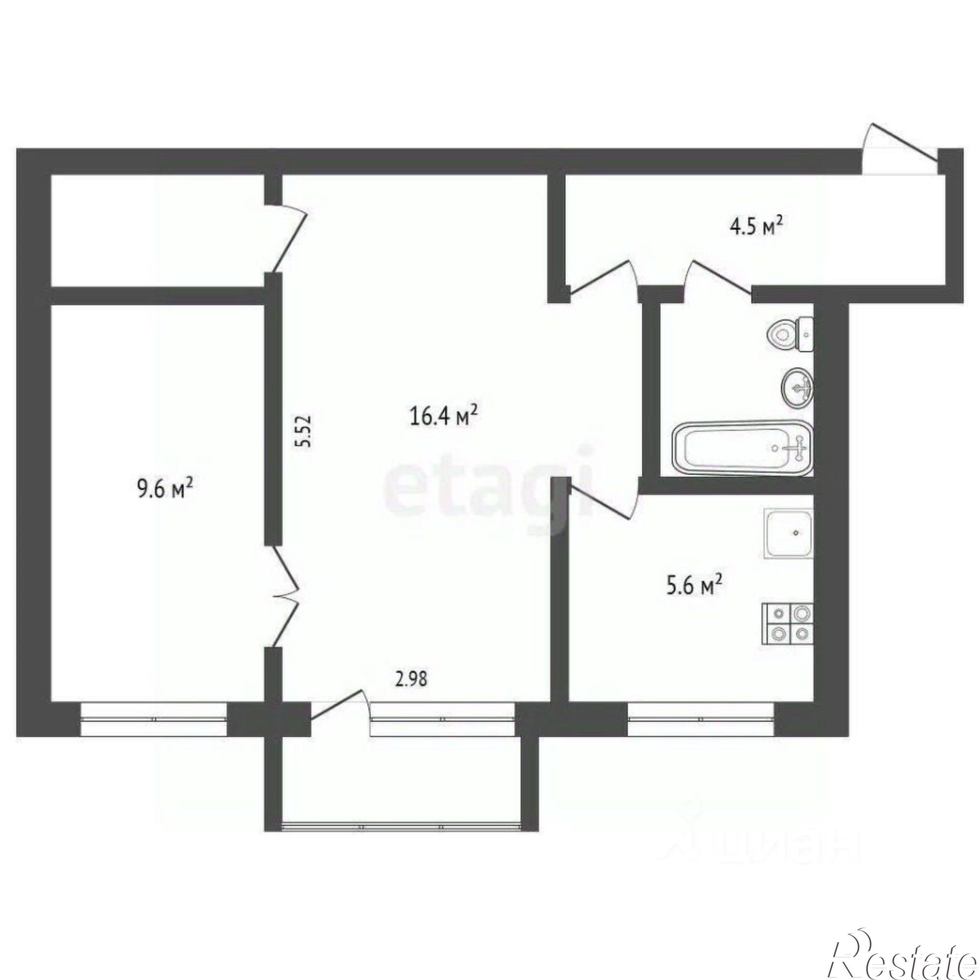 Купить квартиру за 3 400 000 рублей на улица Беляева, 24