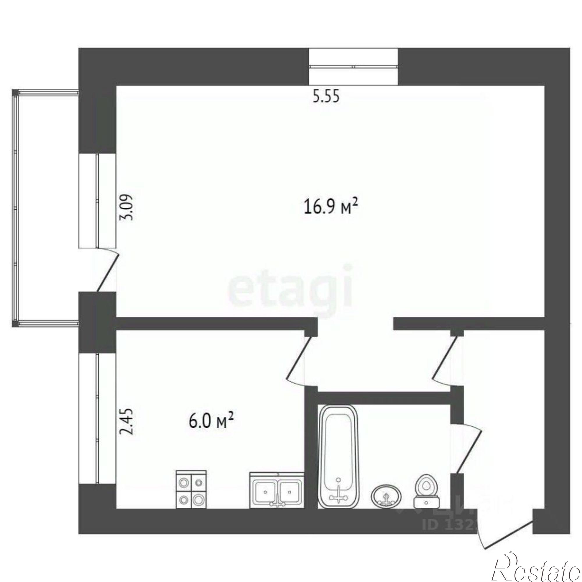 Купить квартиру за 2 650 000 рублей на улица Гоголя, 13