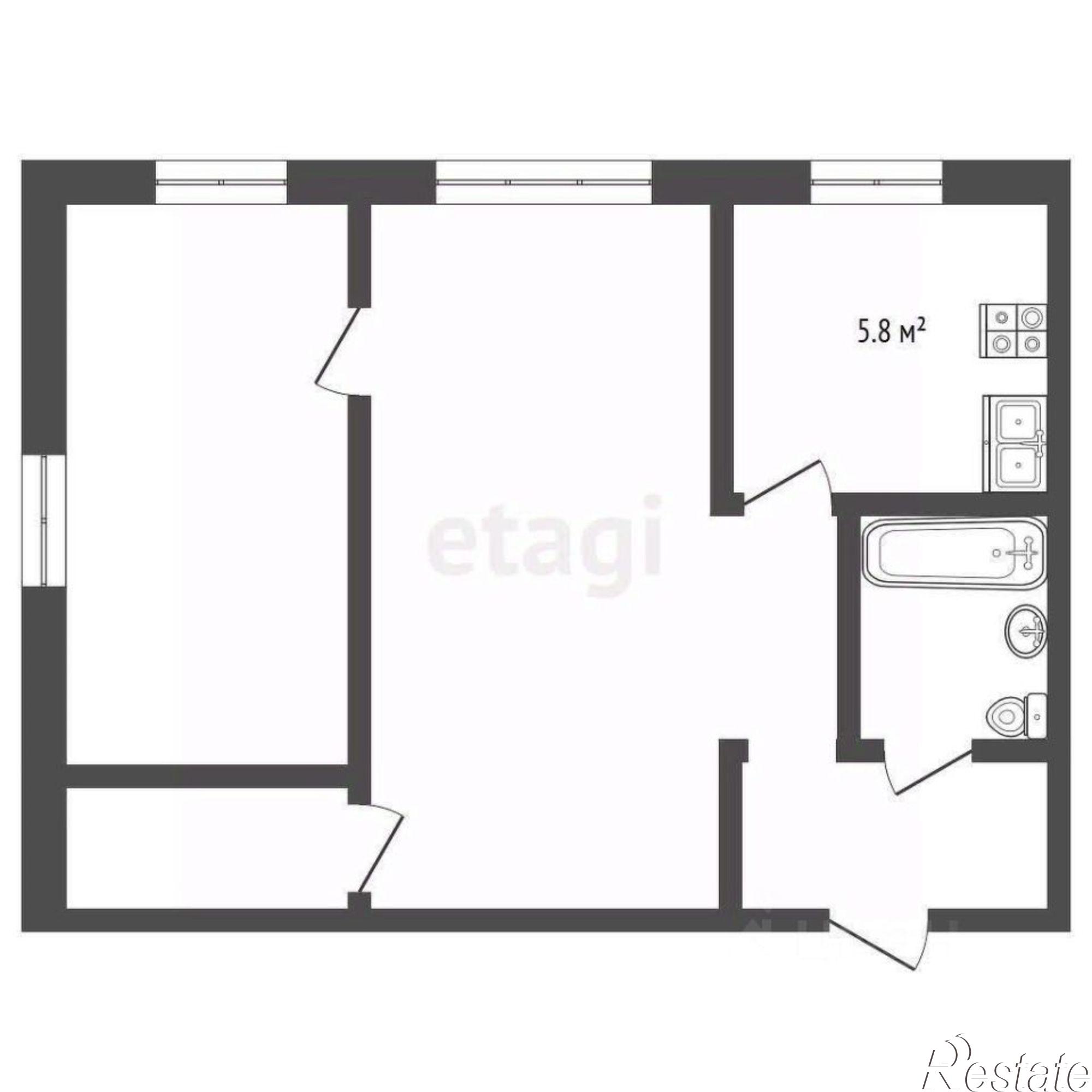 Купить квартиру за 3 250 000 рублей на улица Горького, 108