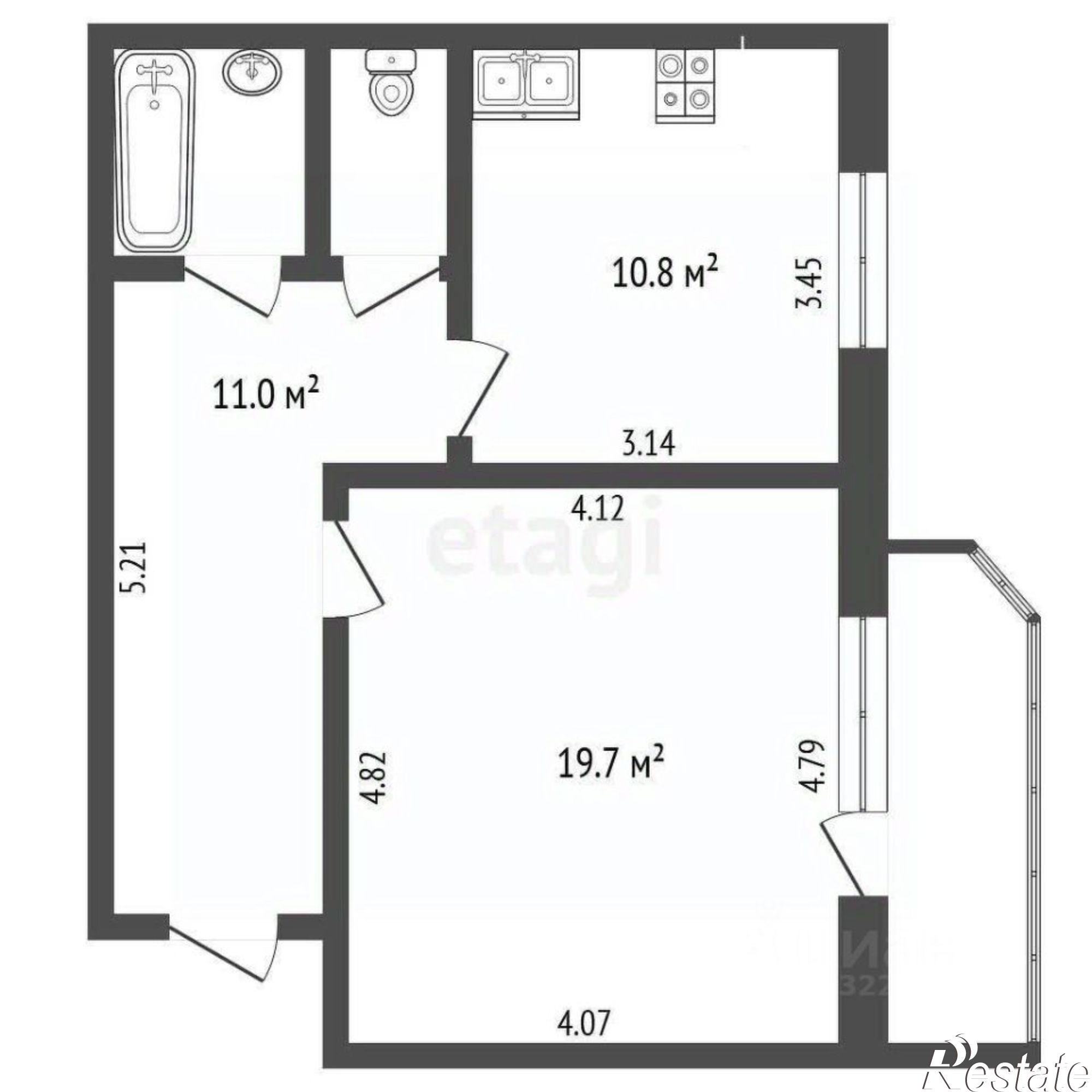Купить квартиру за 5 300 000 рублей на улица Карла Маркса, 87А