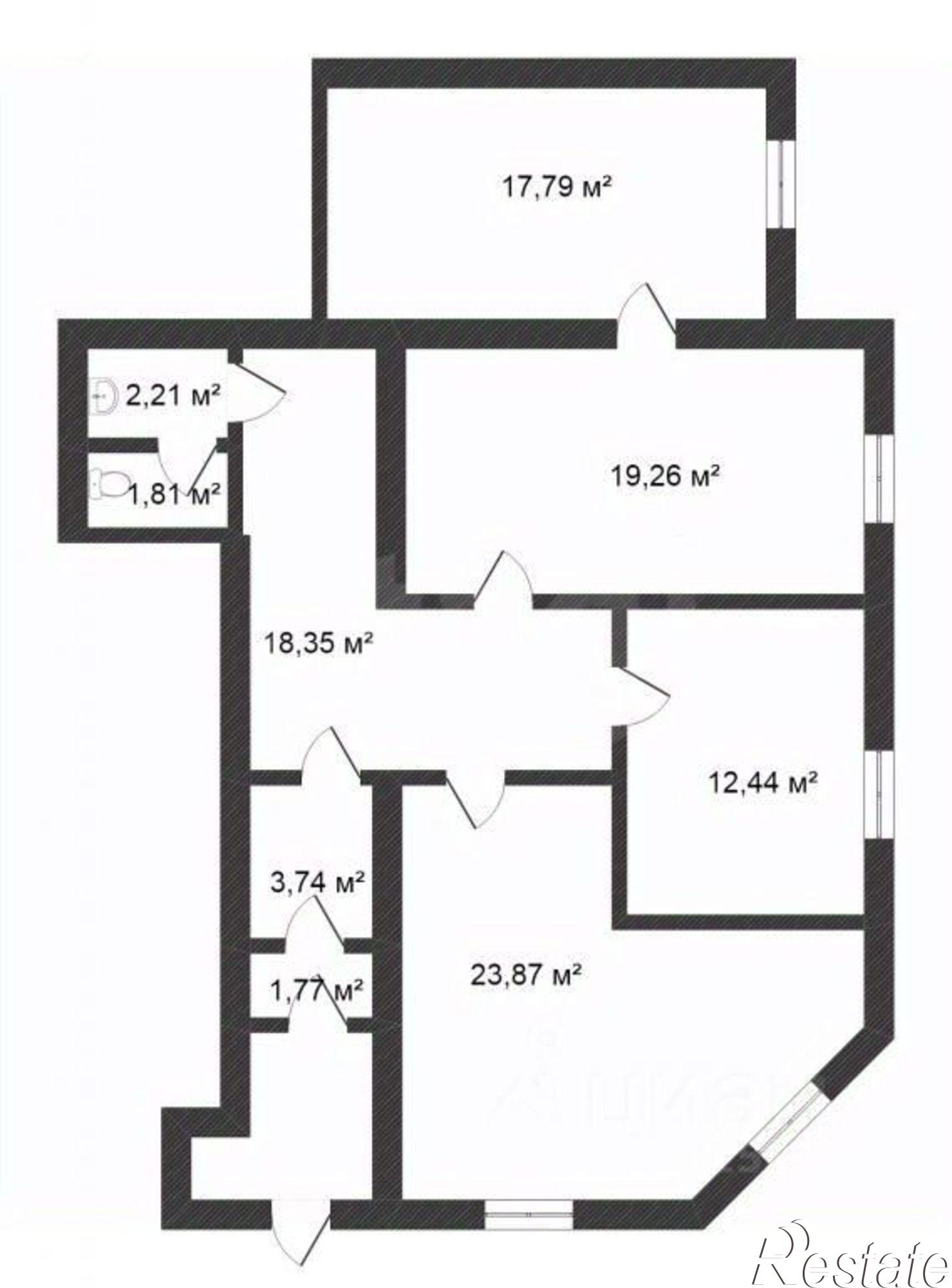 Купить офис, помещение под офис за 5 589 090 рублей на Комсомольская улица, 7