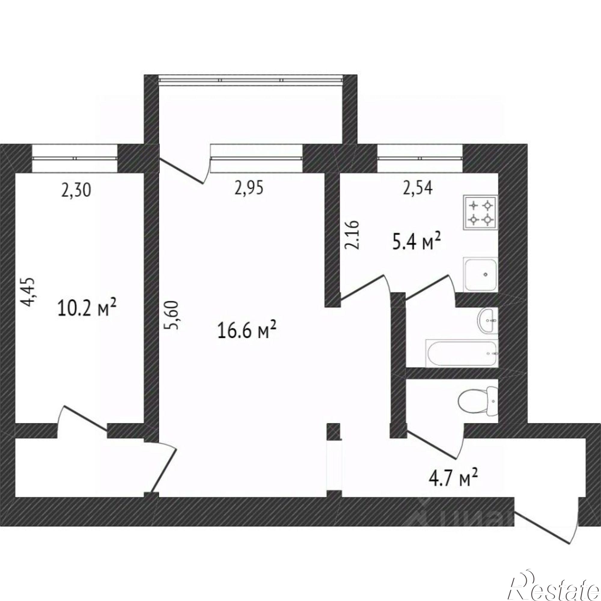 Купить квартиру за 2 650 000 рублей на Мишкольцская улица, 9А