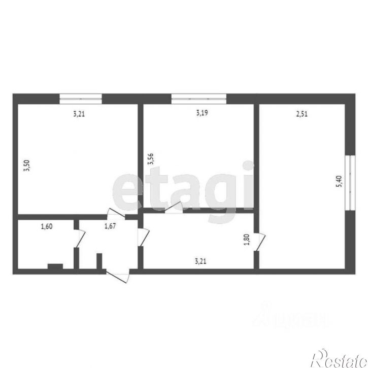 3-комн квартира улица Мальцева, 33,  д. 33