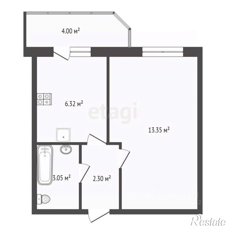 1-комн квартира городской округ Вологда