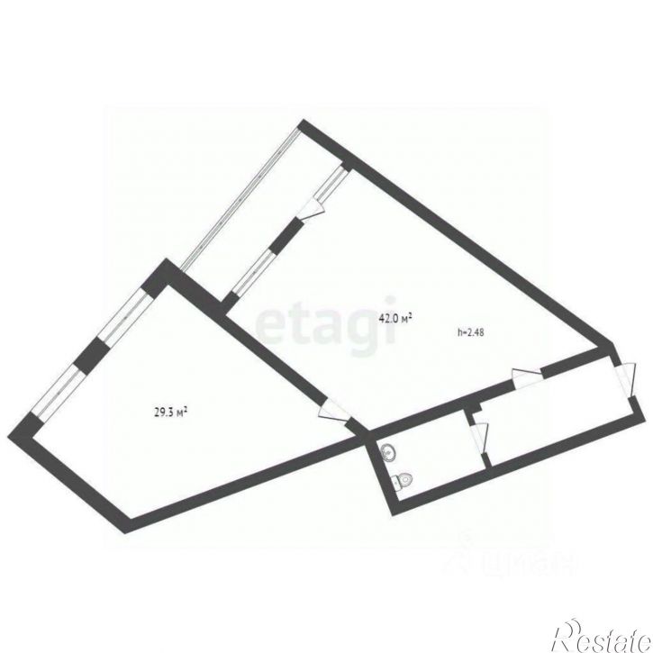 Офис Пречистенская набережная, 74,  д. 74