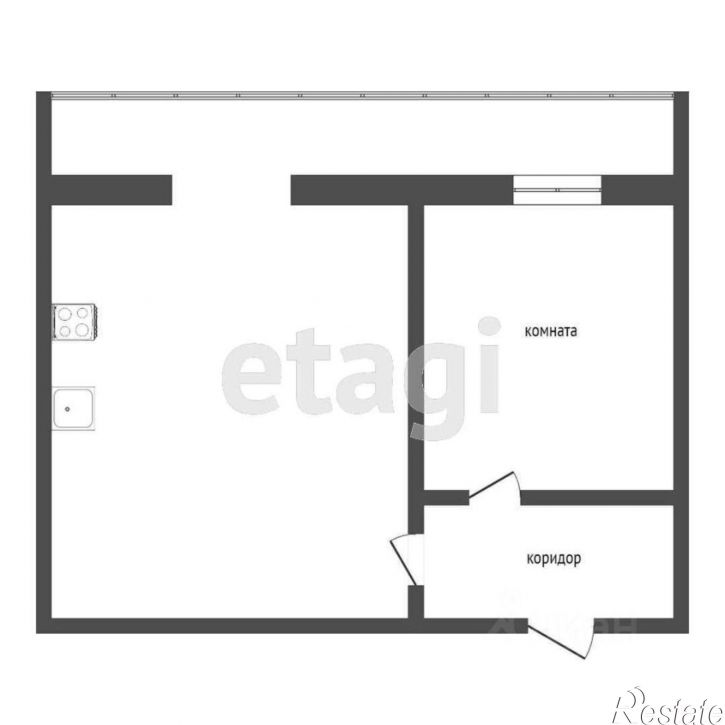 Комната Топливный переулок, 6А,  д. 6А