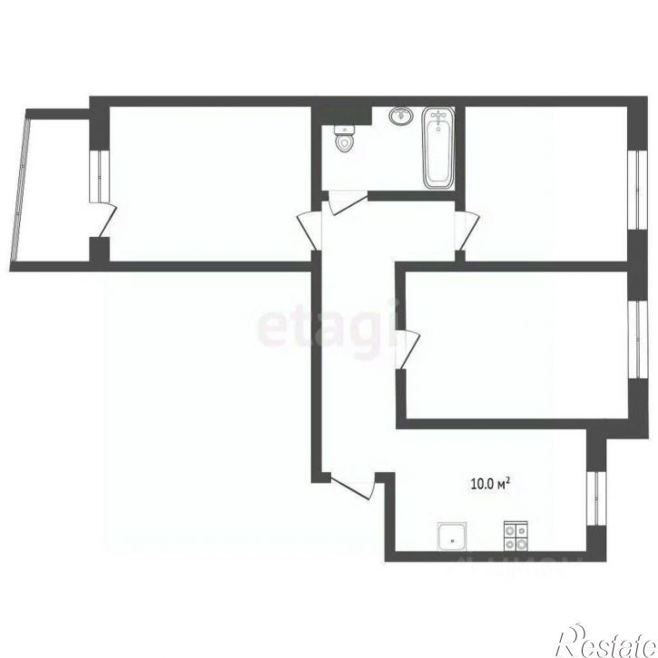 3-комн квартира городской округ Вологда