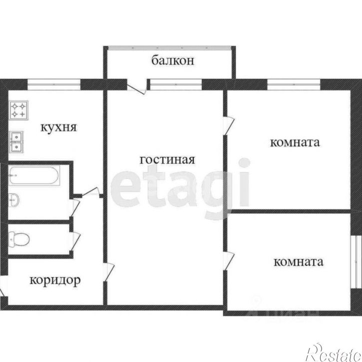 3-комн квартира улица Герцена, 106,  д. 106