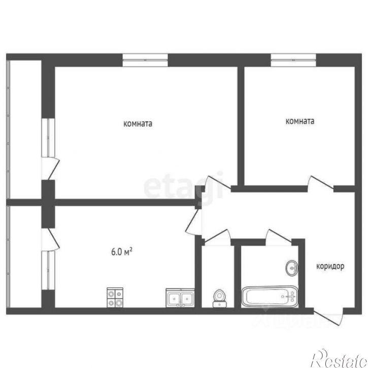 2-комн квартира Московское шоссе, 10,  д. 10