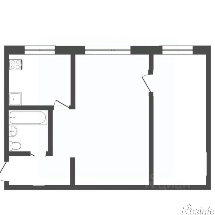 2-комн квартира городской округ Вологда