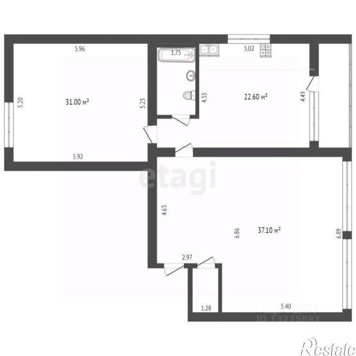 3-комн квартира Пригородная улица, 16Б,  д. 16Б