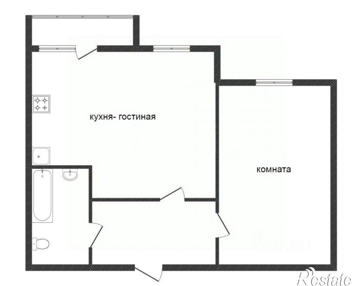 2-комн квартира улица Челюскинцев, 58,  д. 58