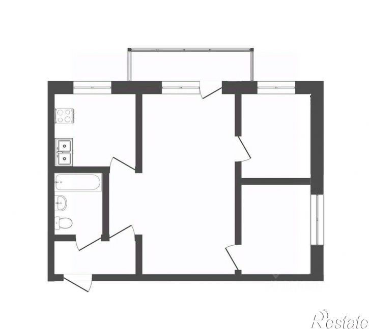 3-комн квартира улица Можайского, 50,  д. 50