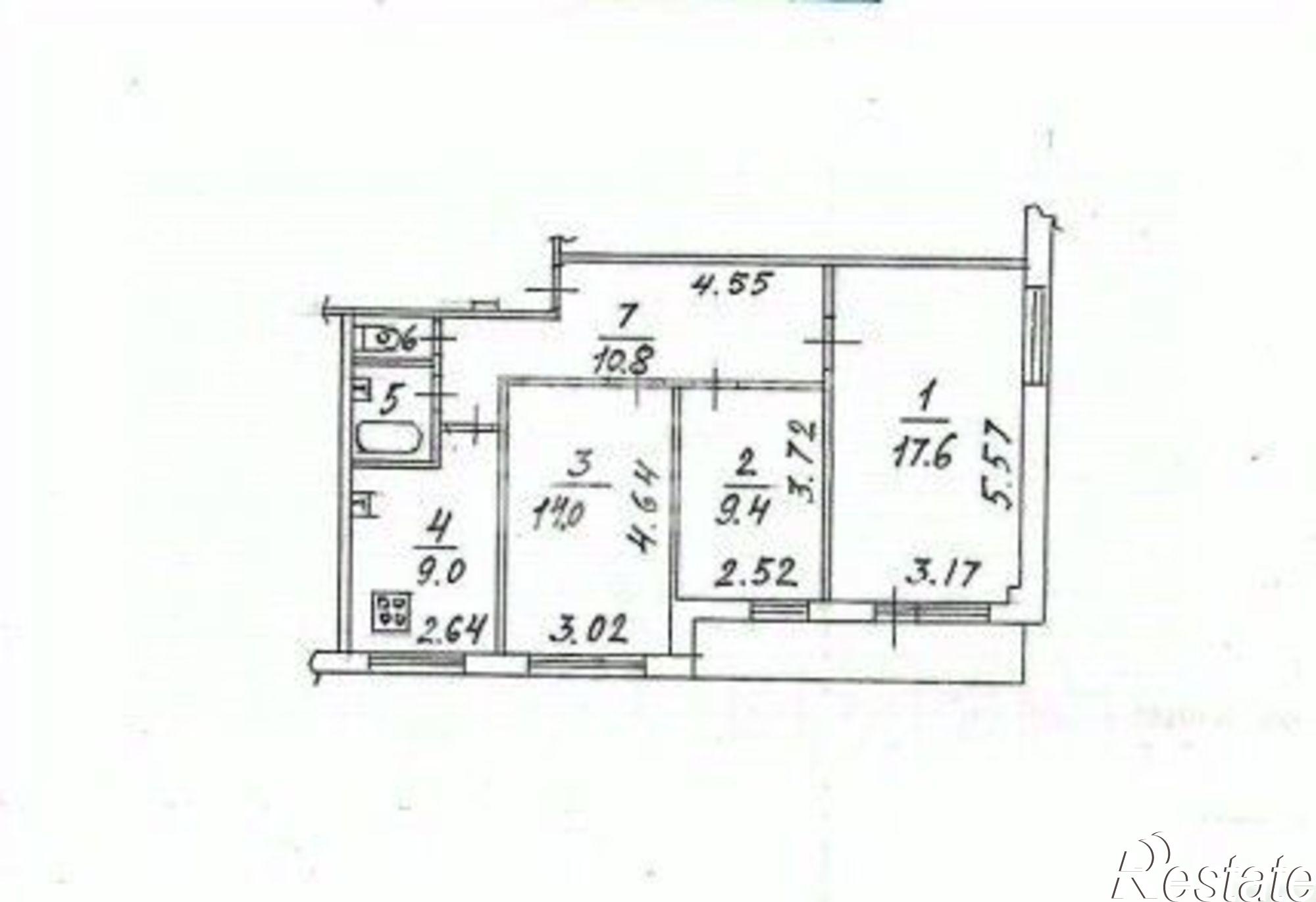 Купить квартиру за 4 990 000 рублей на Псковская улица, 3
