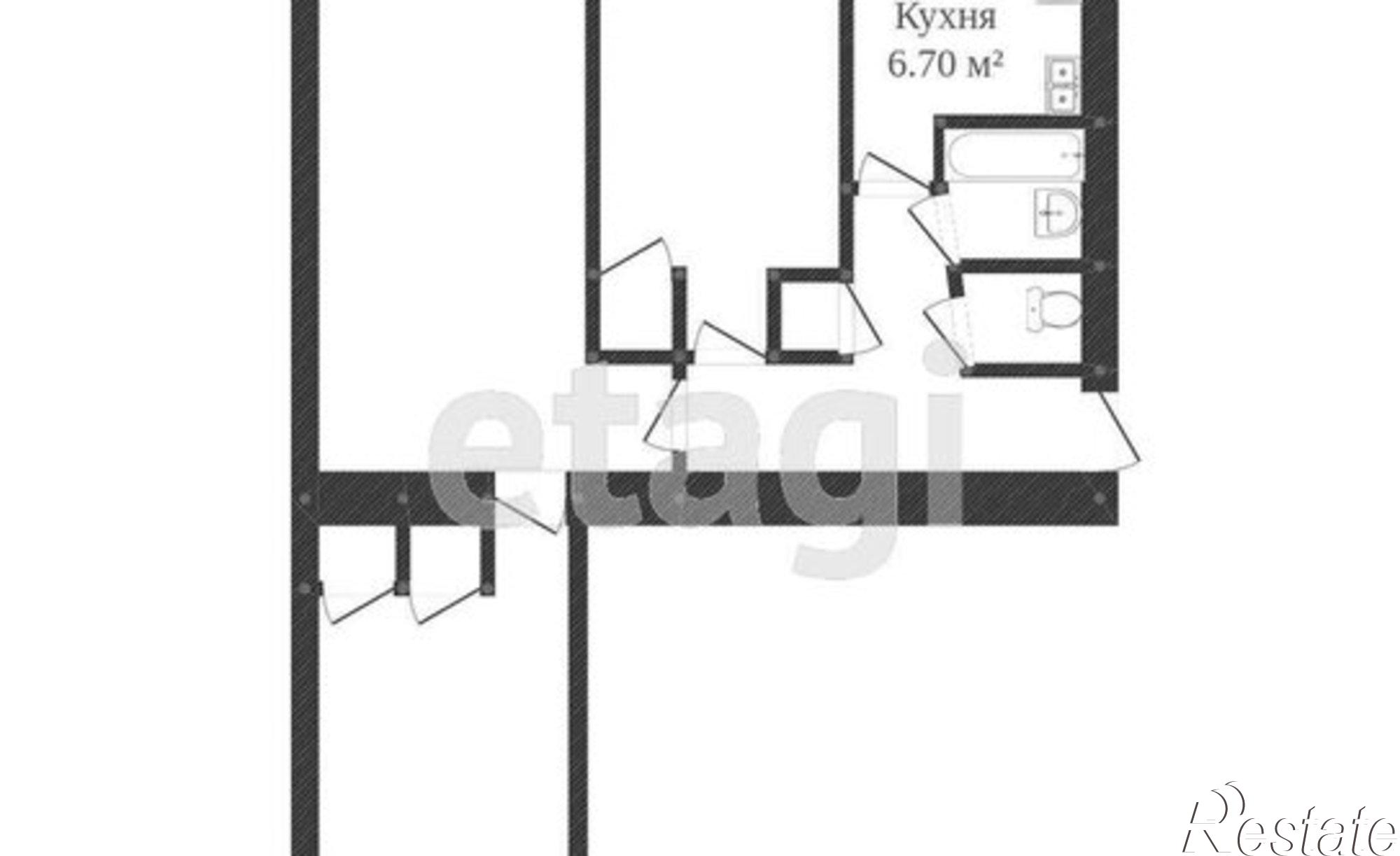 Купить квартиру за 4 800 000 рублей на 1-й микрорайон ГПЗ-23, 16