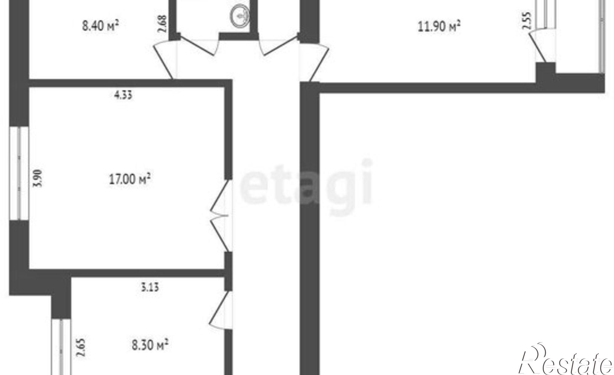 Купить квартиру за 4 700 000 рублей на улица Текстильщиков, 16