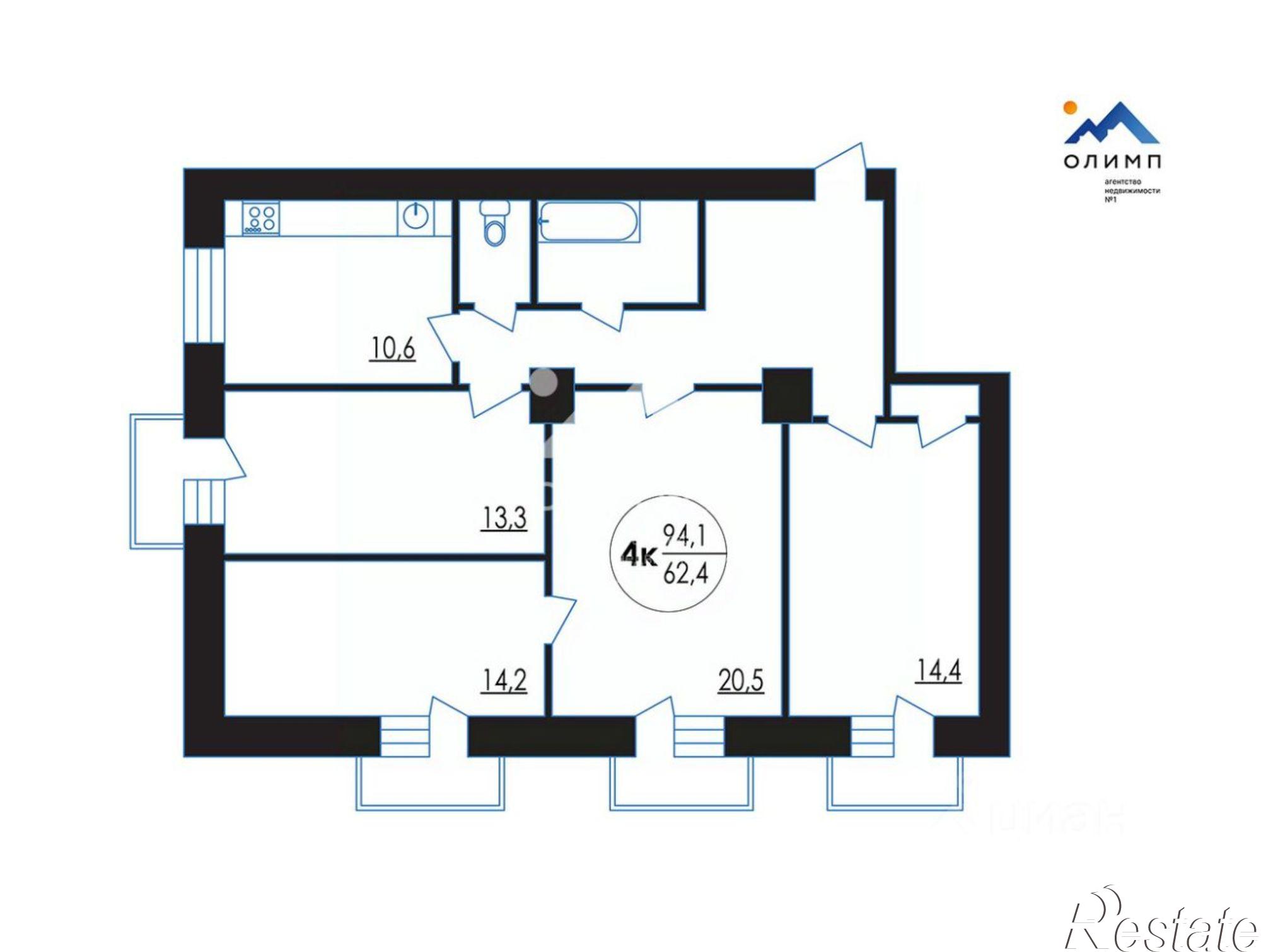 Купить комнату за 1 400 000 рублей на улица Пугачёва, 207А