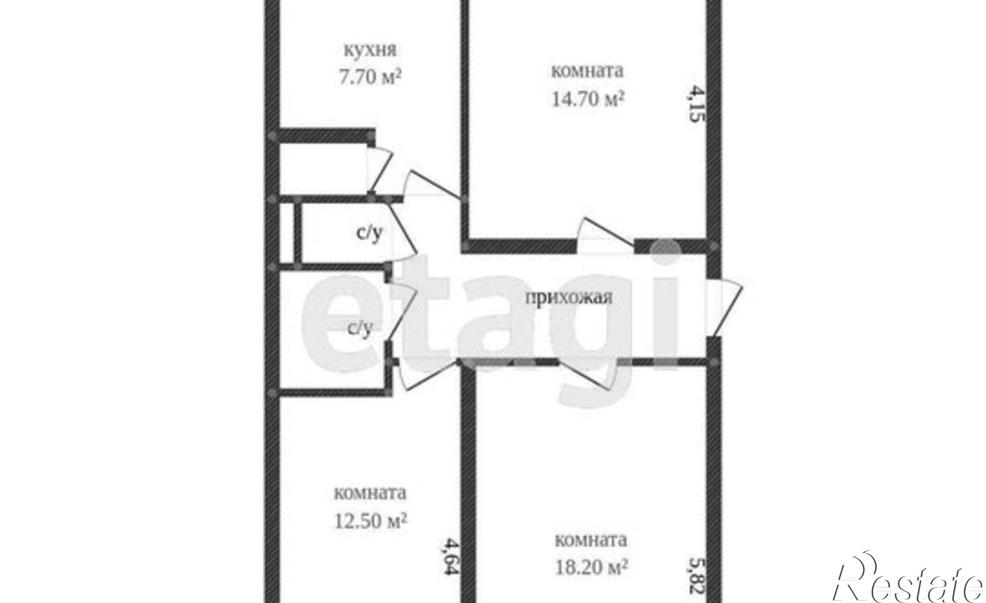 Купить квартиру за 5 690 000 рублей на Ярославская улица, 29А