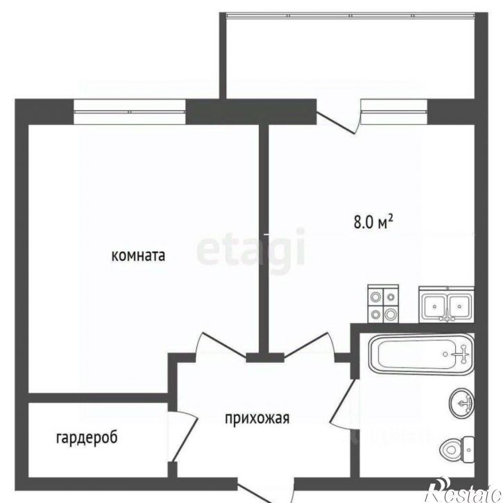 1-комн квартира Пошехонское шоссе, 38Е,  д. 38Е