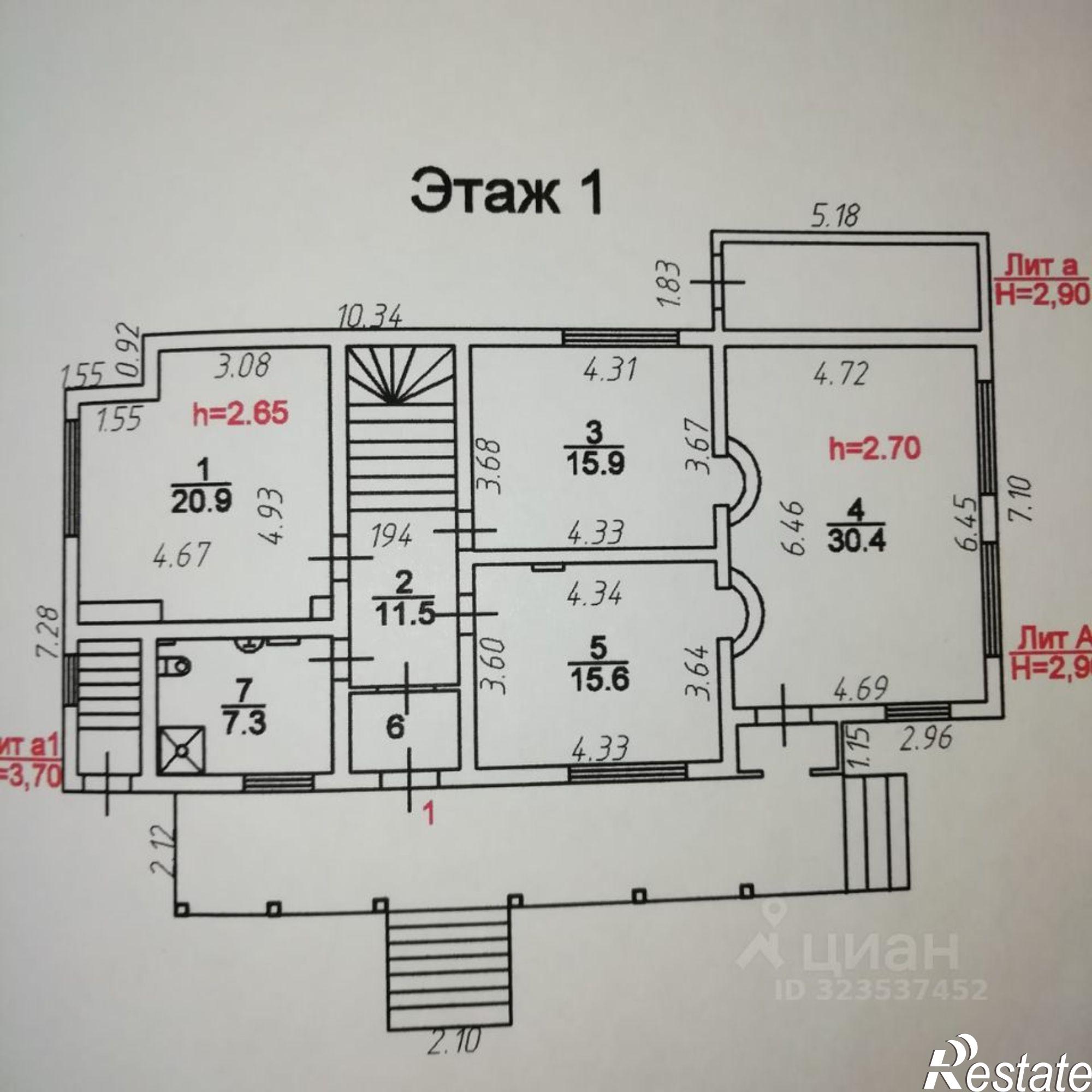 Сдать дачу, дом, коттедж за 80 000 рублей на набережная 6-й Армии, 11А