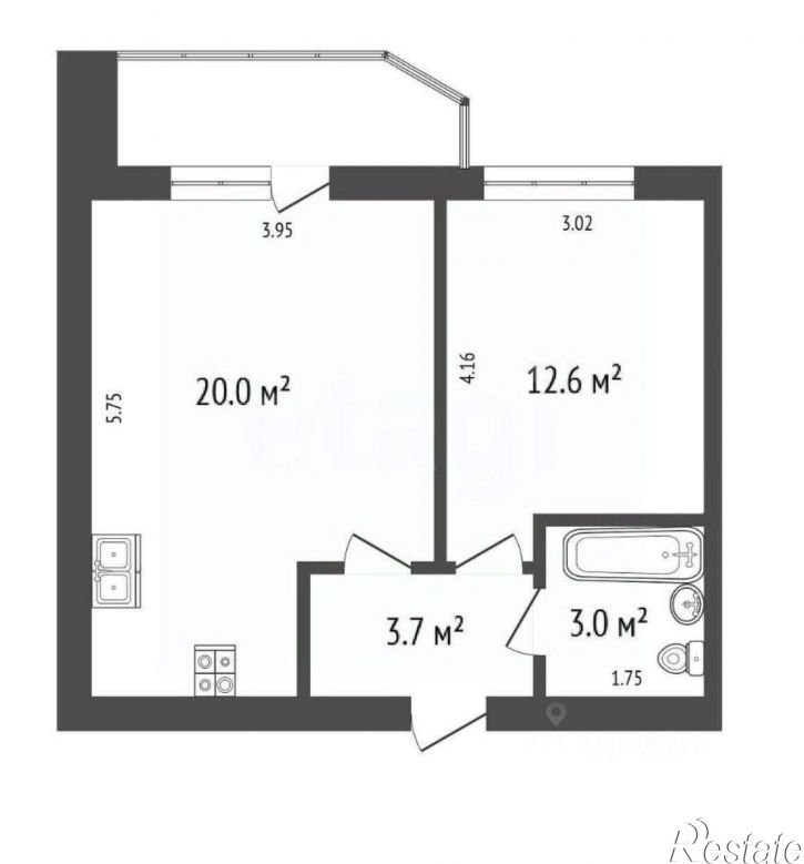 1-комн квартира ул Лаврова, 9а,  д. 9а