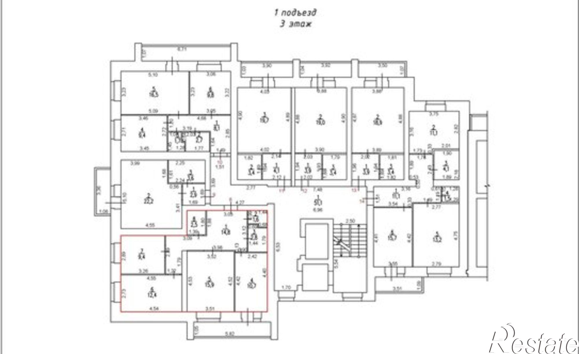 Купить квартиру за 7 420 000 рублей на улица Гагарина, 72