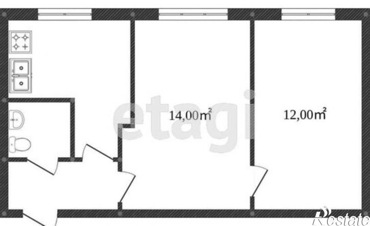 2-комн квартира улица Добролюбова, 29А,  д. 29А