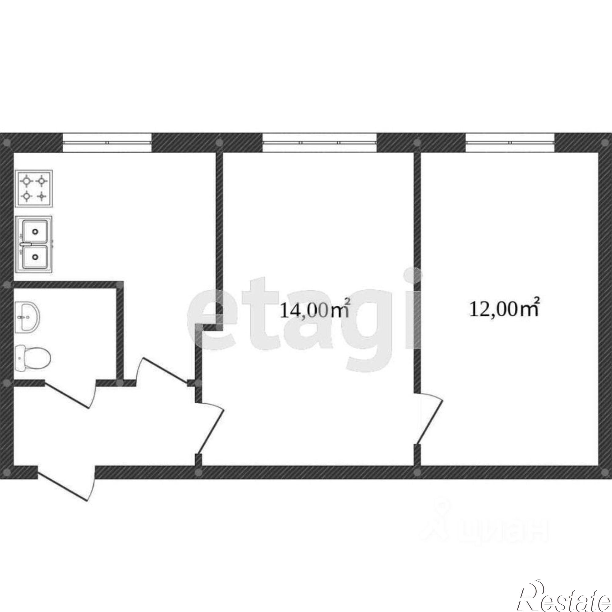 Купить квартиру за 2 800 000 рублей на ул Добролюбова, 29а