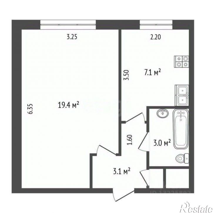 1-комн квартира улица Герцена, 68,  д. 68